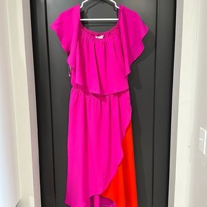 Off the shoulder midi dress